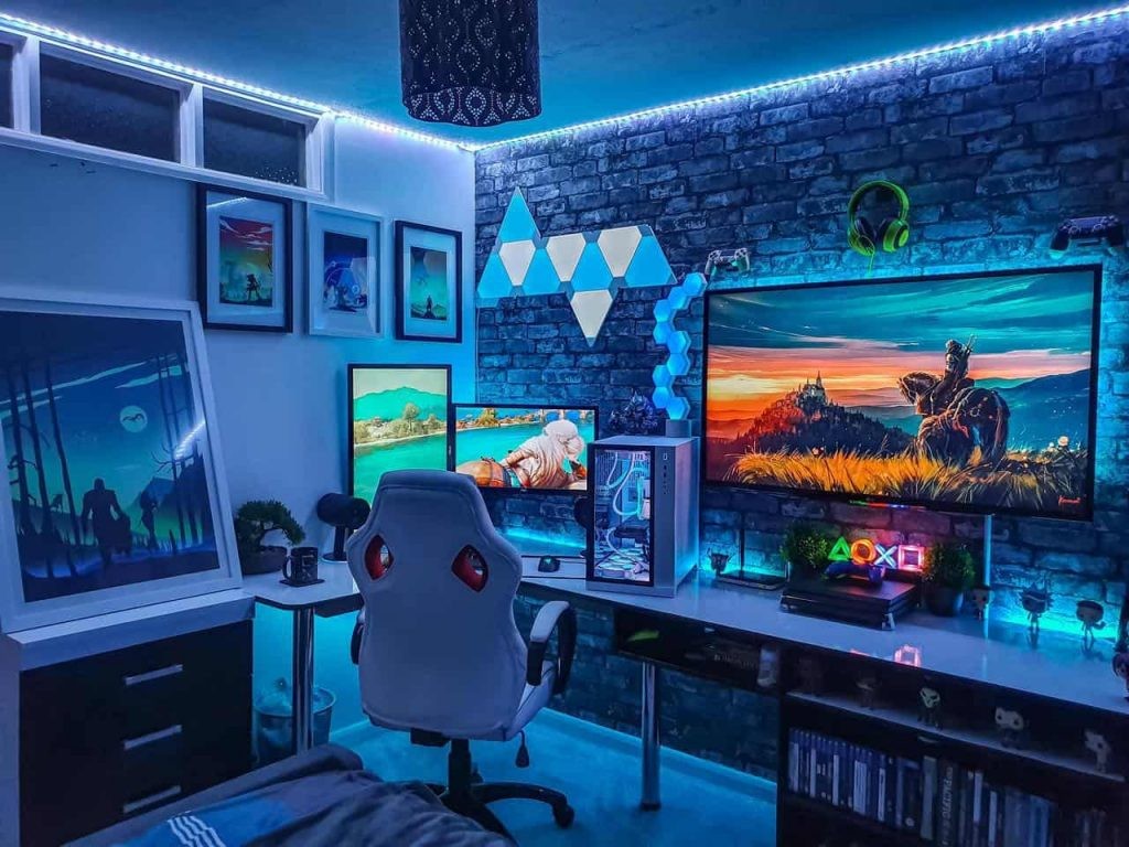 Phòng gaming là nơi để các game thủ trải nghiệm những giây phút giải trí