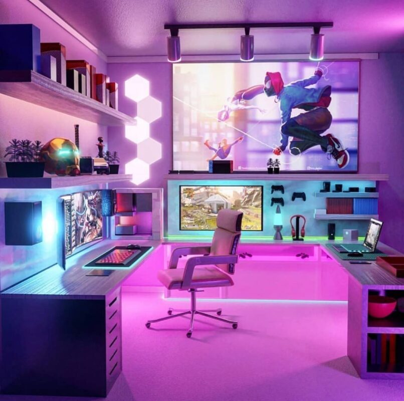 Thiết kế phòng gaming dành cho game thủ nữ 2