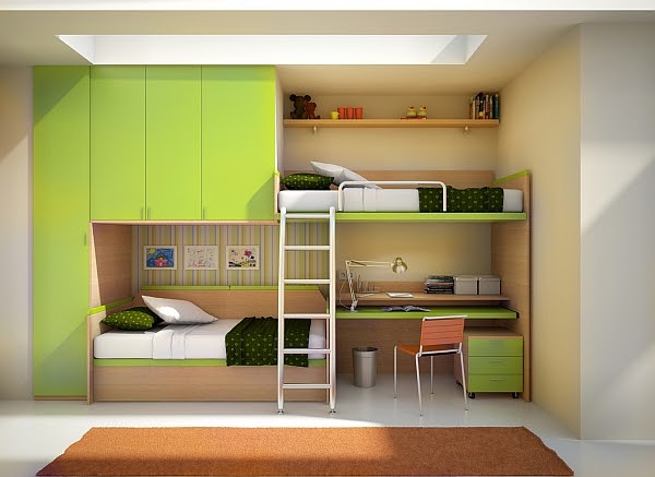 Giường tầng thông minh là lựa chọn hàng đầu cho phòng ngủ nhỏ