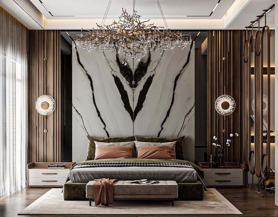 Phòng ngủ master phong cách luxury 2